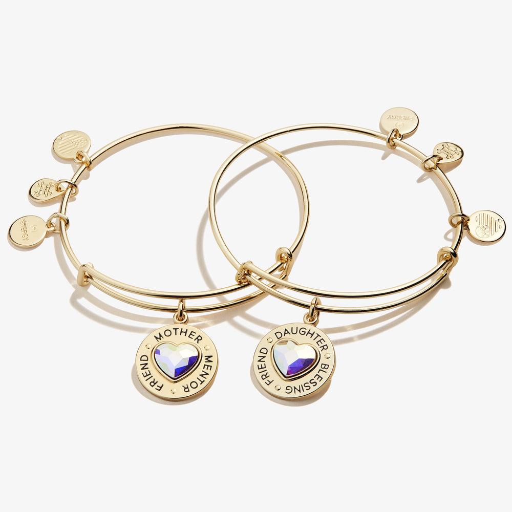 Mother Daughter Charm Bangles, Set of 2 - Alex and Ani Silver | Alex and Ani