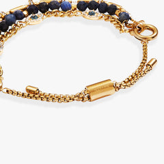 Evil Eye Stranded™ Bracelet Set Stainless Steel Gold | Alex and Ani