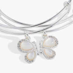 Perfect Pairs- Butterfly Wings Bangle Set of 2 Gold | Alex and Ani