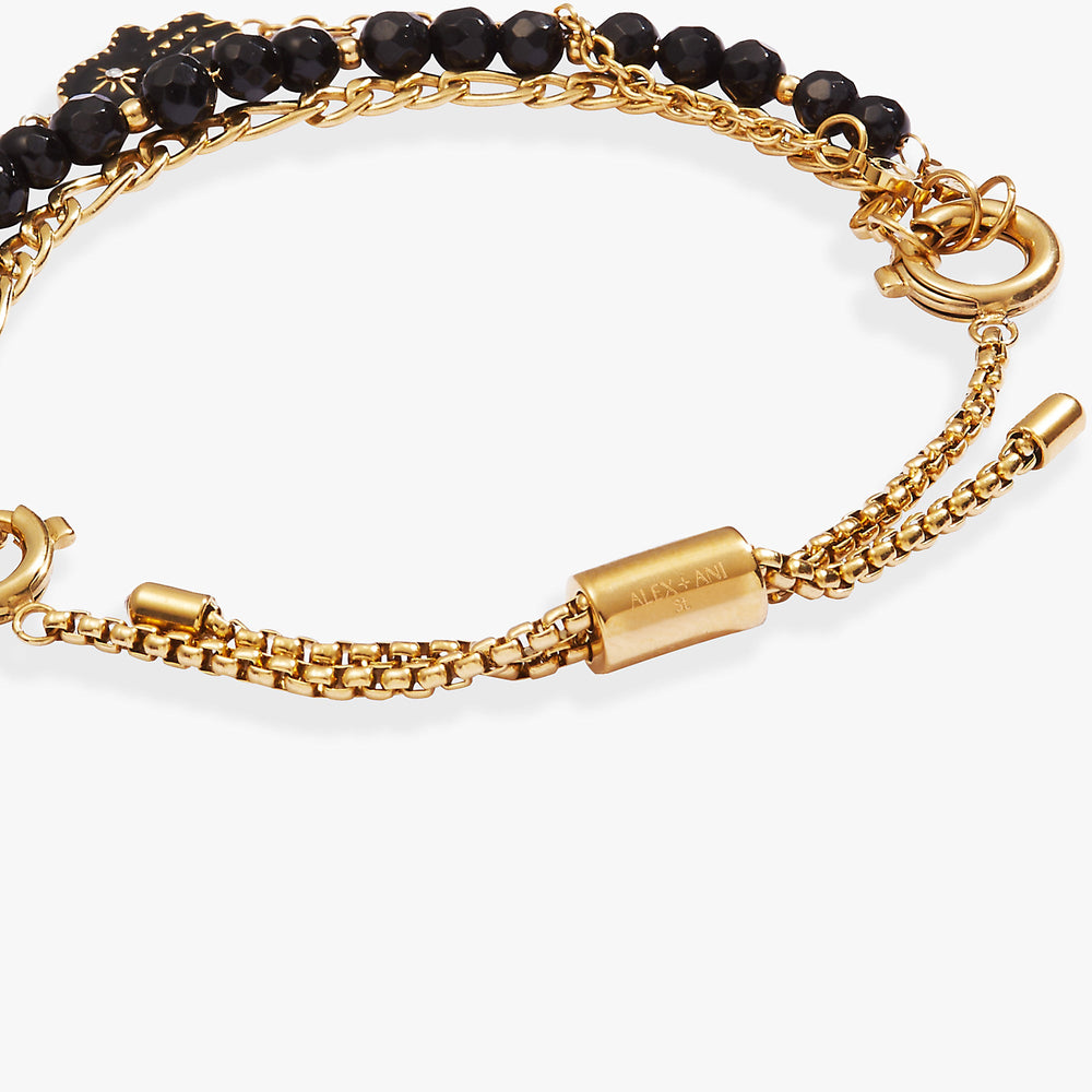 Hamsa Stranded™ Bracelet Set Stainless Steel Gold | Alex and Ani