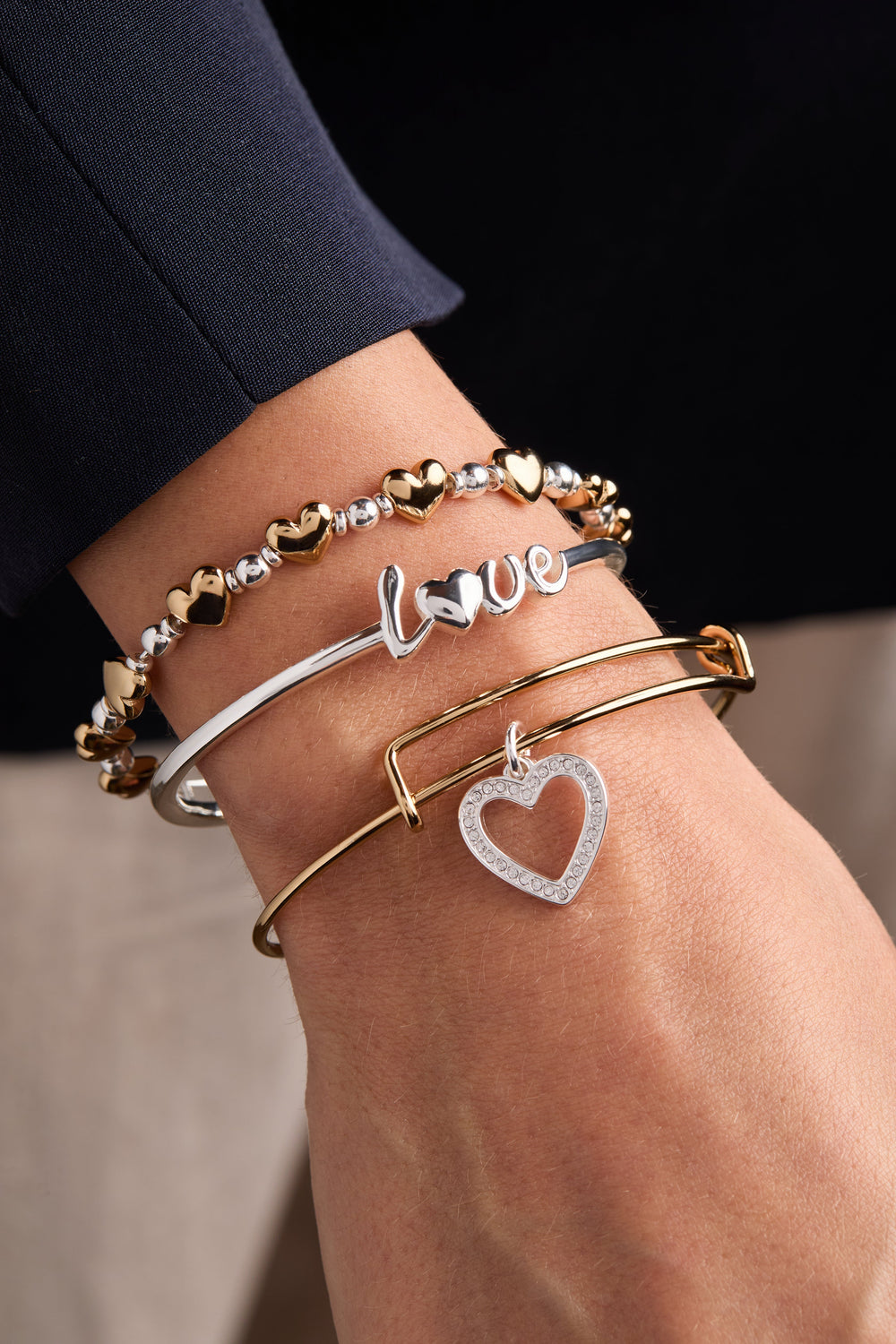 Love Bracelets, Set of 3 Two Tone | Alex and Ani