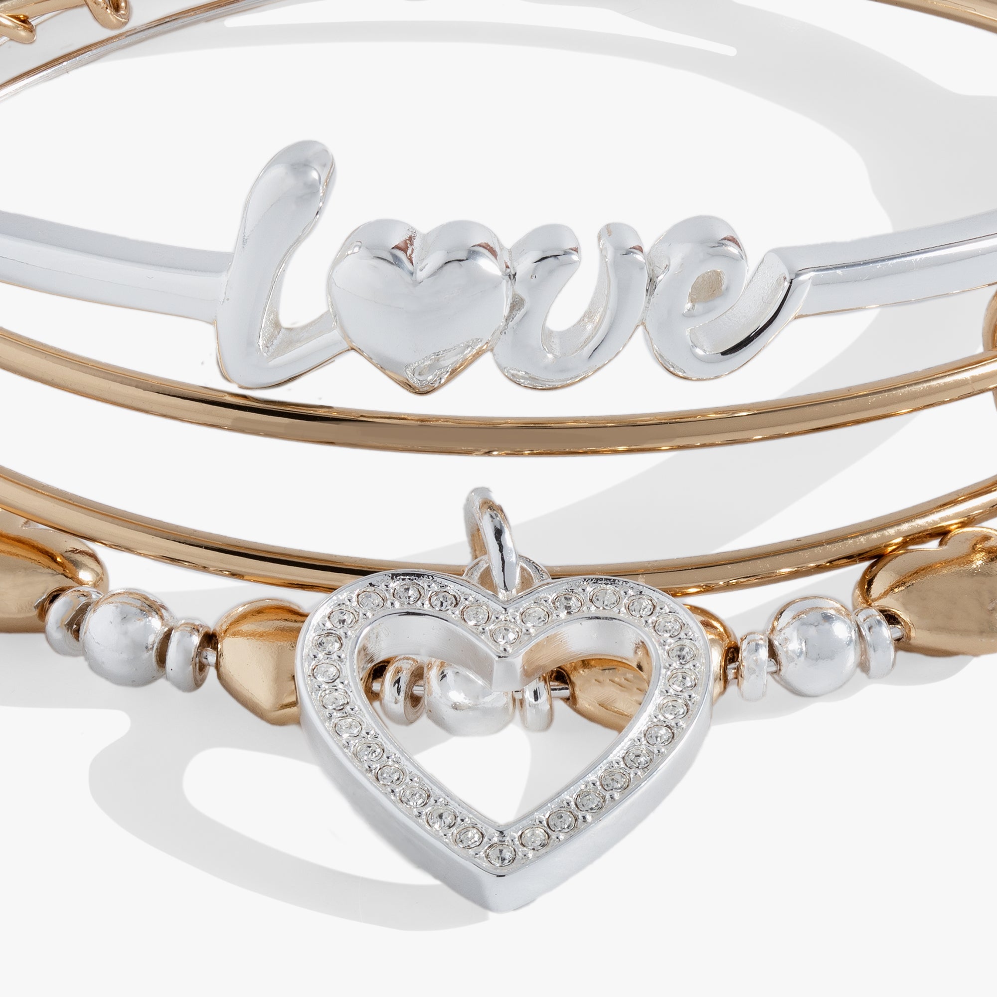 Love Bracelets, Set of 3 Two Tone | Alex and Ani