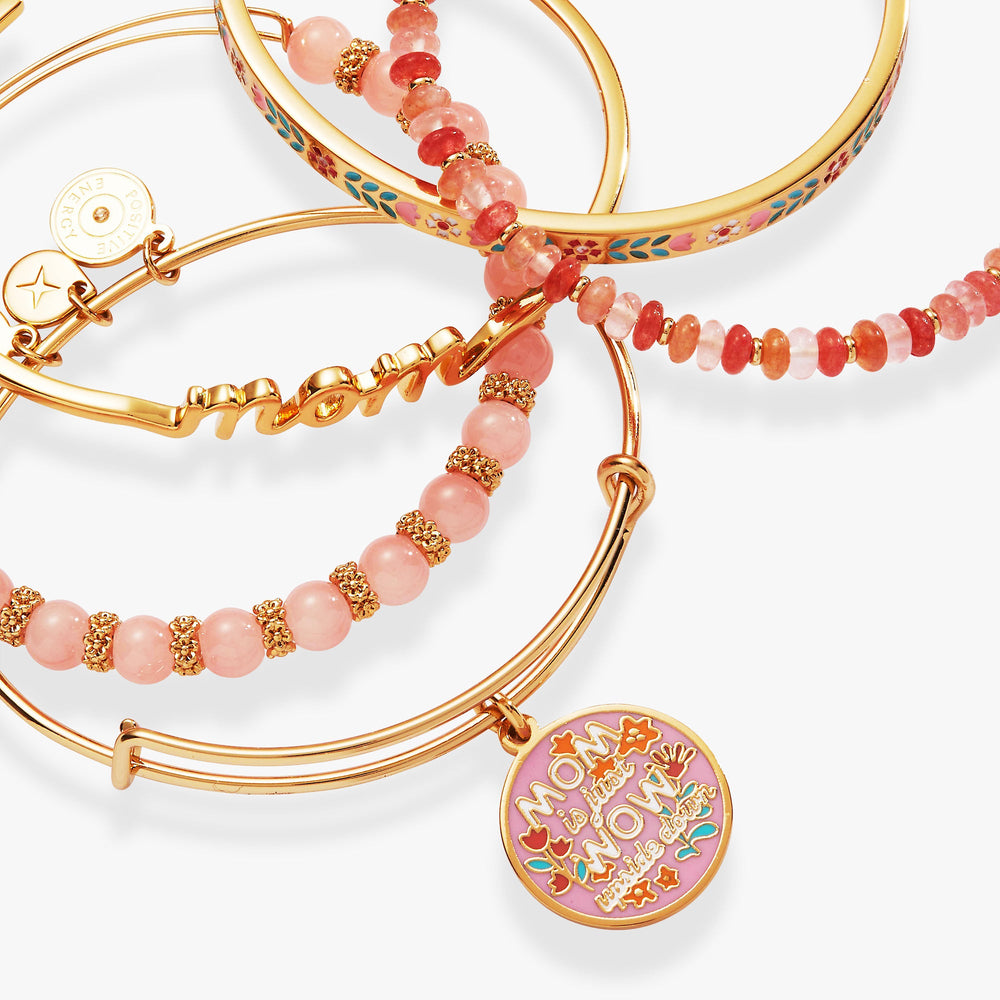 Mother's Day Floral Set of 5 Gold | Alex and Ani