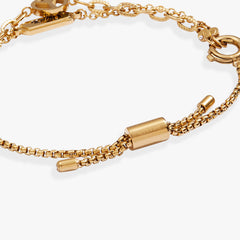 Peace Stranded Bracelet™ Set Stainless Steel Gold | Alex and Ani