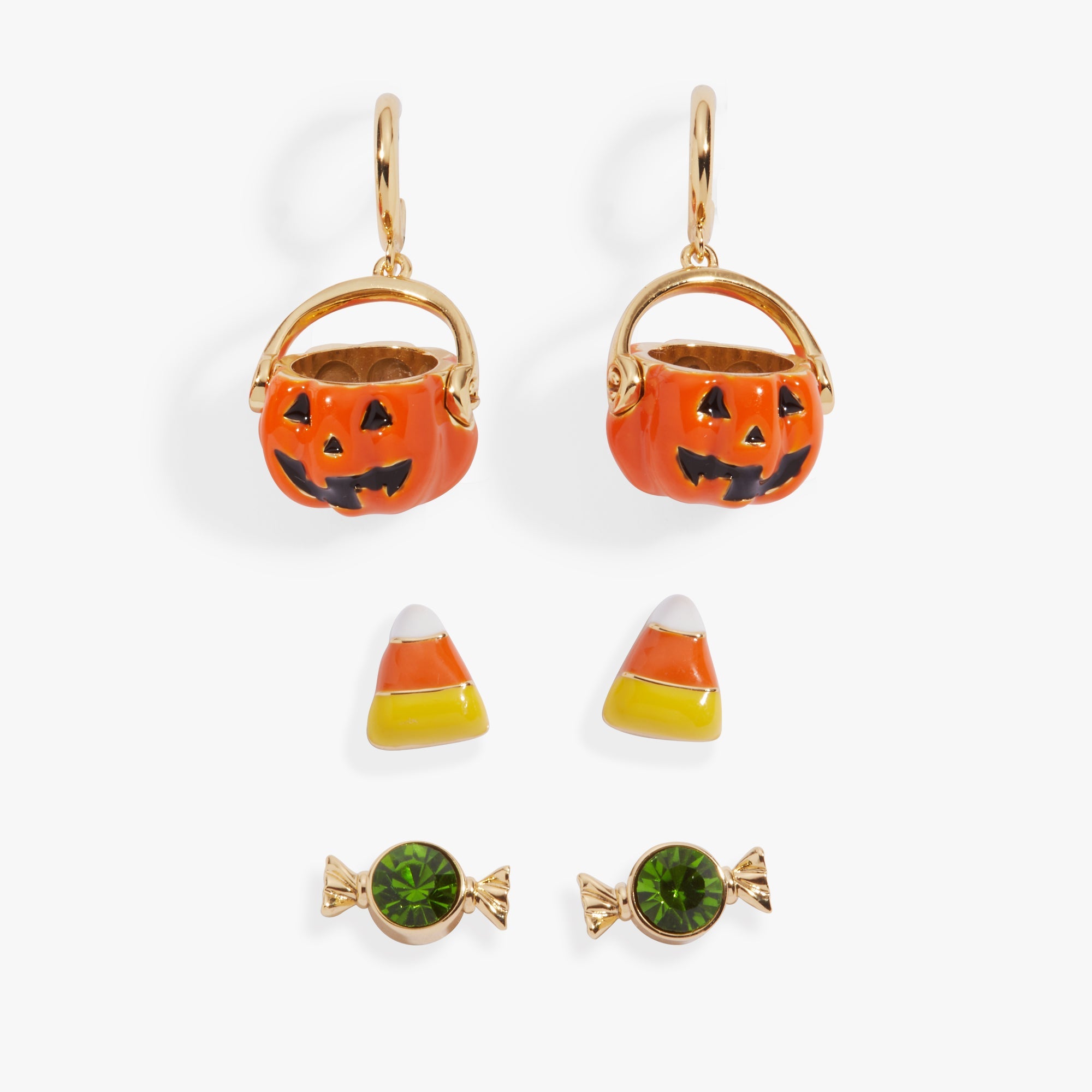 SOM - Trick or Treat earring set Gold | Alex and Ani
