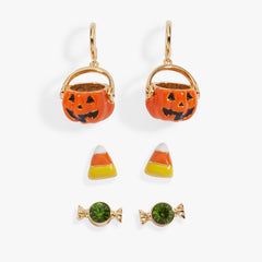SOM - Trick or Treat earring set Gold | Alex and Ani