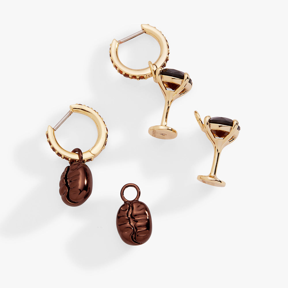 Espresso Martini Huggie Hoop Set Gold | Alex and Ani