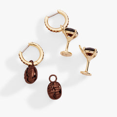 Espresso Martini Huggie Hoop Set Gold | Alex and Ani