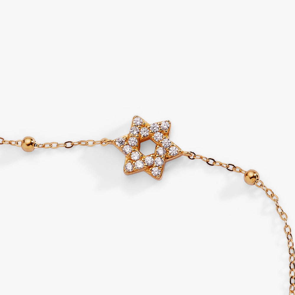 Divine Guides Precious Bracelet Star of David 14kt Gold Over Sterling Silver | Alex and Ani