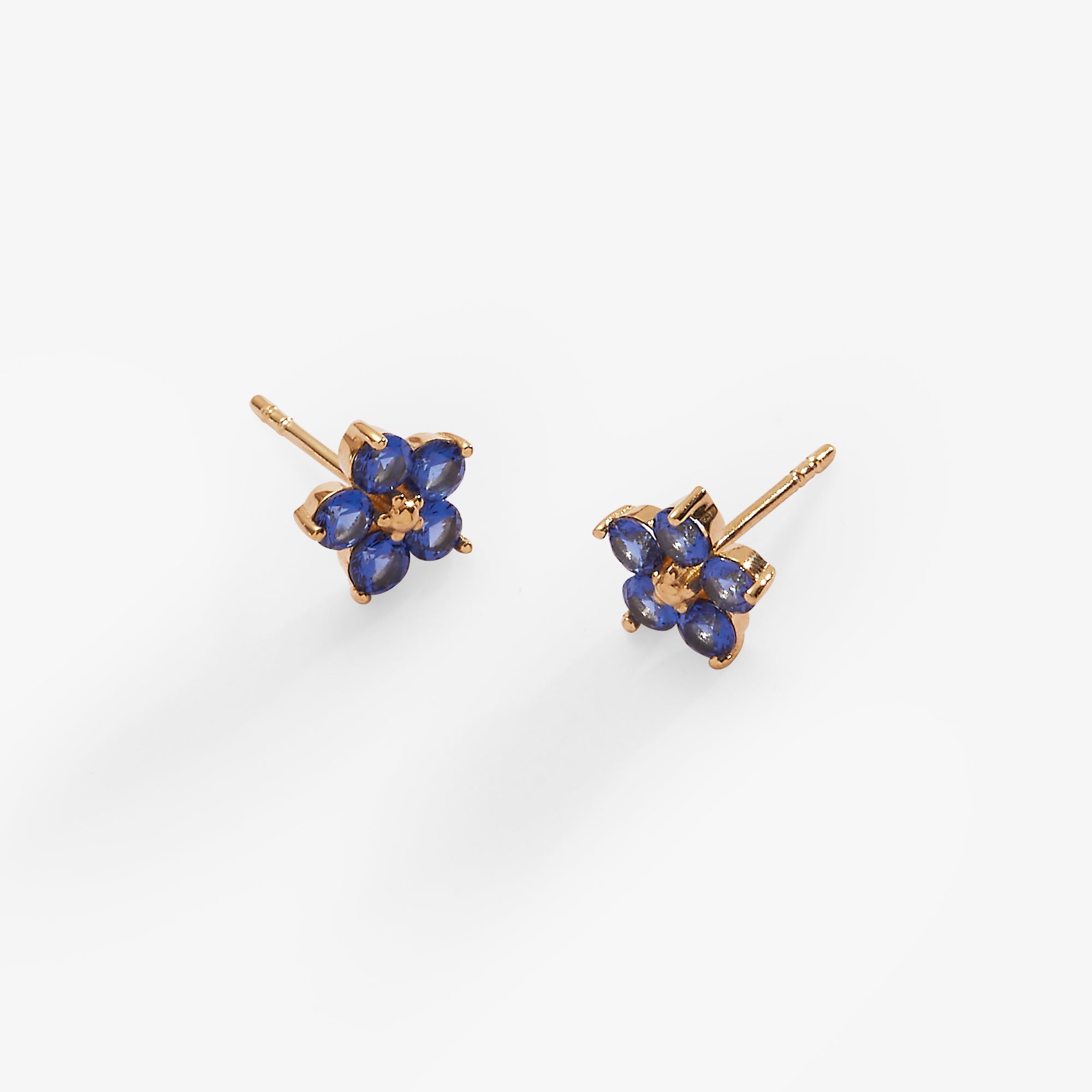 Forget Me Not Earrings 14kt Gold Over Sterling Silver | Alex and Ani