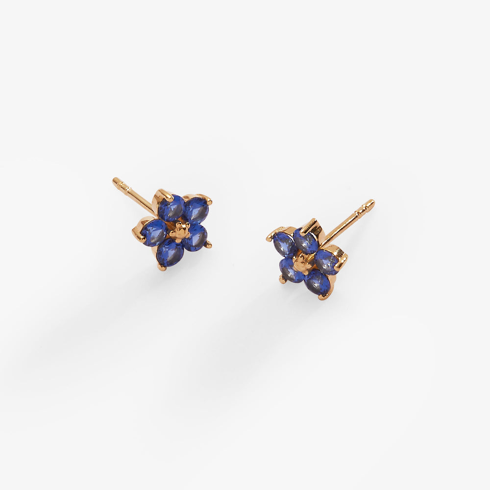 Forget Me Not Earrings 14kt Gold Over Sterling Silver | Alex and Ani