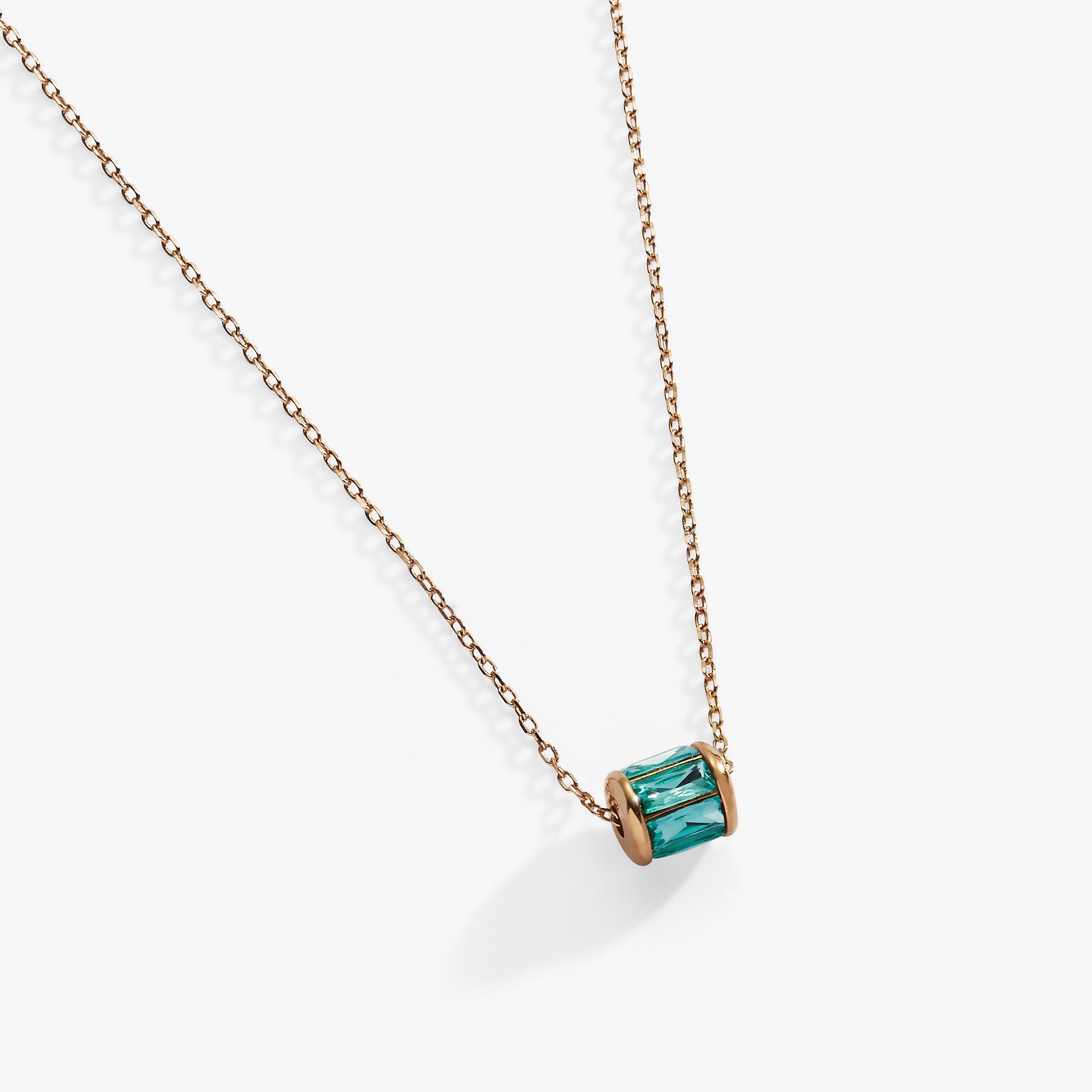 December Birthstone Precious Pendant Necklace 14kt Gold Over Sterling Silver | Alex and Ani