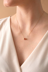 January Birthstone Precious Pendant Necklace 14kt Gold Over Sterling Silver | Alex and Ani