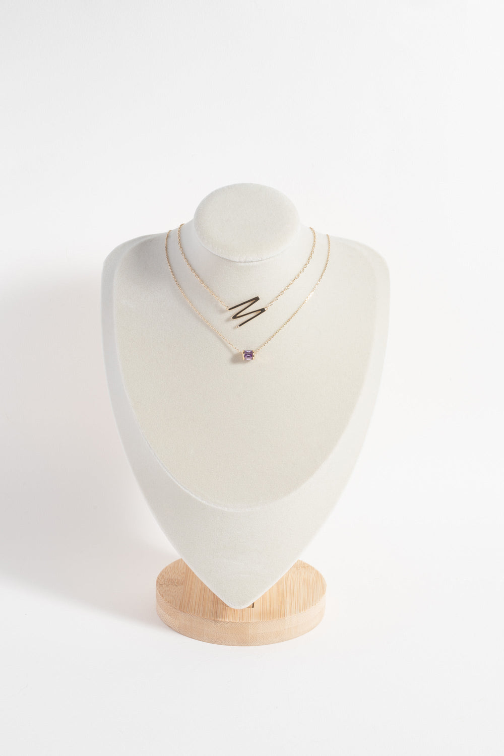 February Birthstone Precious Pendant Necklace 14kt Gold Over Sterling Silver | Alex and Ani