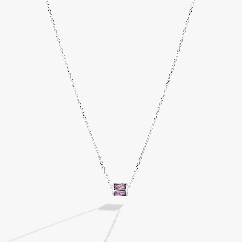 February Birthstone Precious Pendant Necklace 14kt Gold Over Sterling Silver | Alex and Ani