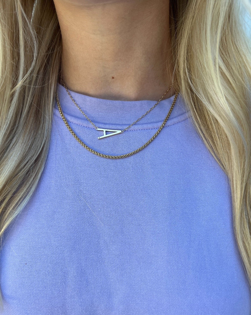 Precious Elongated Initial Necklace A Sterling Silver | Alex and Ani