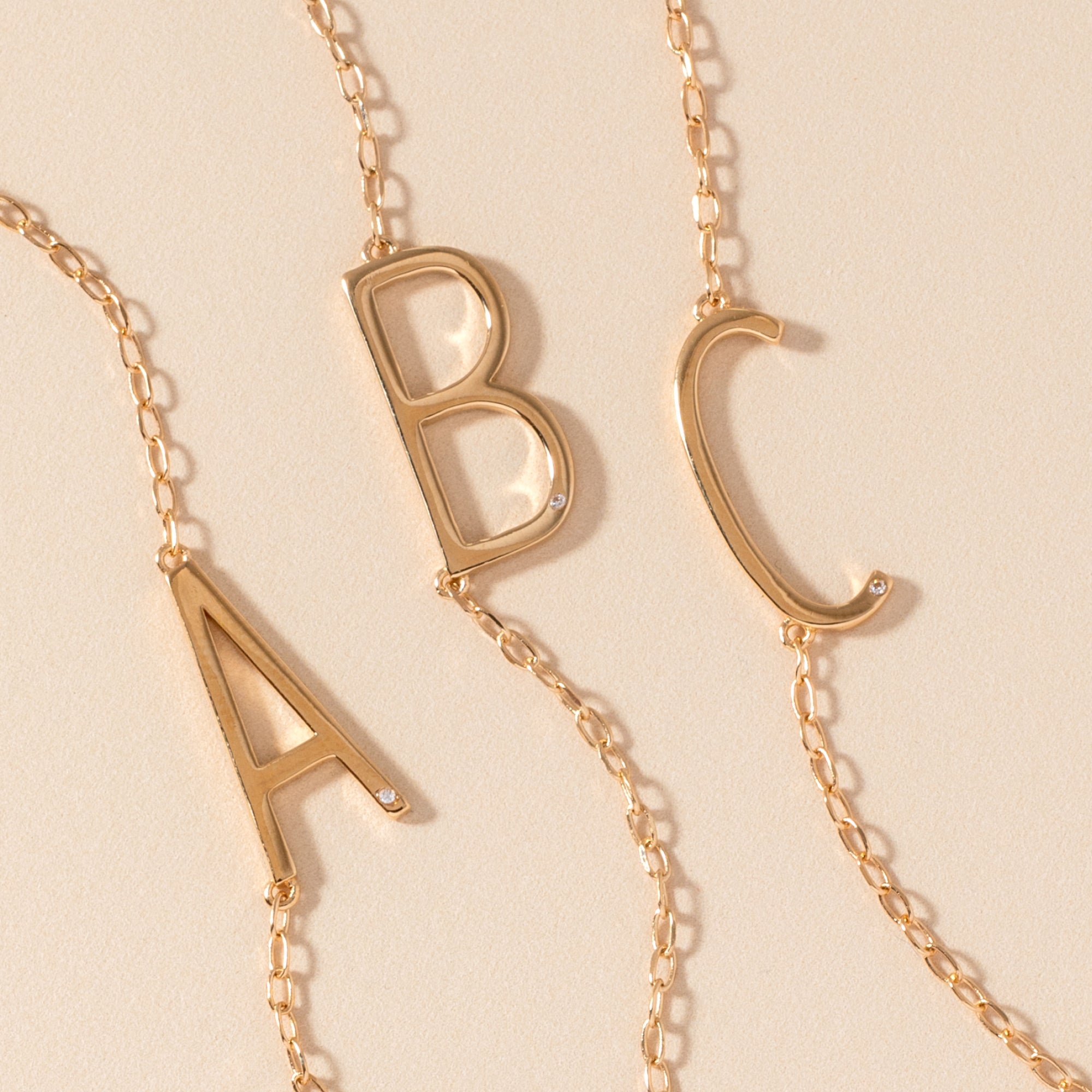 Precious Elongated Initial Necklace B 14kt Gold Over .925 Sterling Silver | Alex and Ani