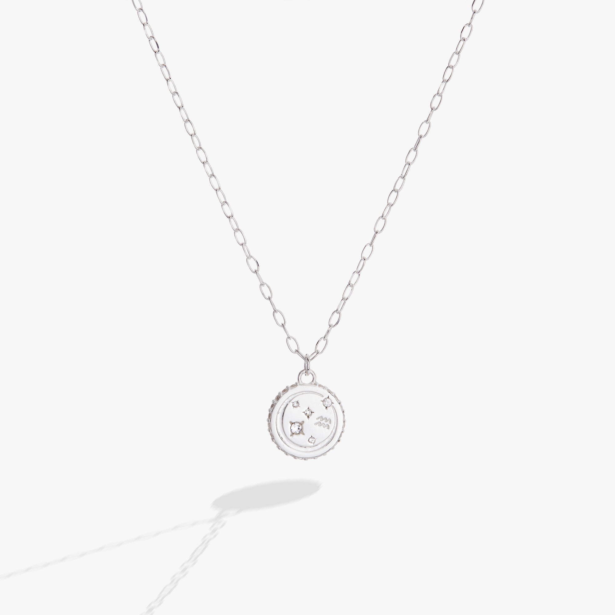 Aquarius Zodiac Precious Necklace Sterling Silver | Alex and Ani