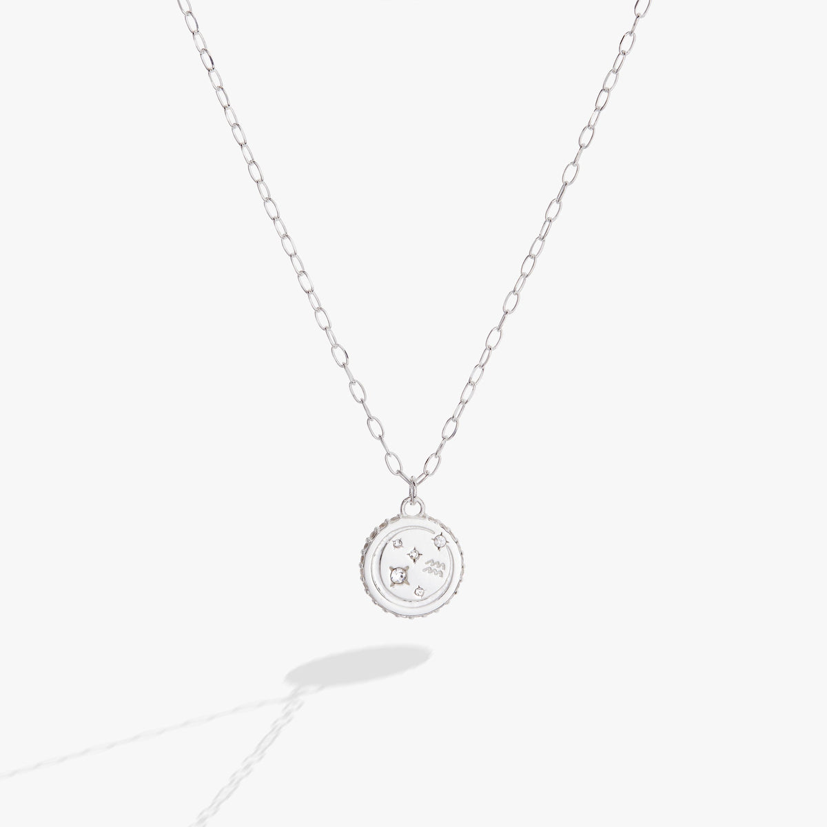 Aquarius Zodiac Precious Necklace Sterling Silver | Alex and Ani