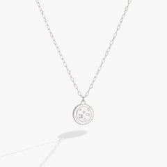 Aquarius Zodiac Precious Necklace Sterling Silver | Alex and Ani