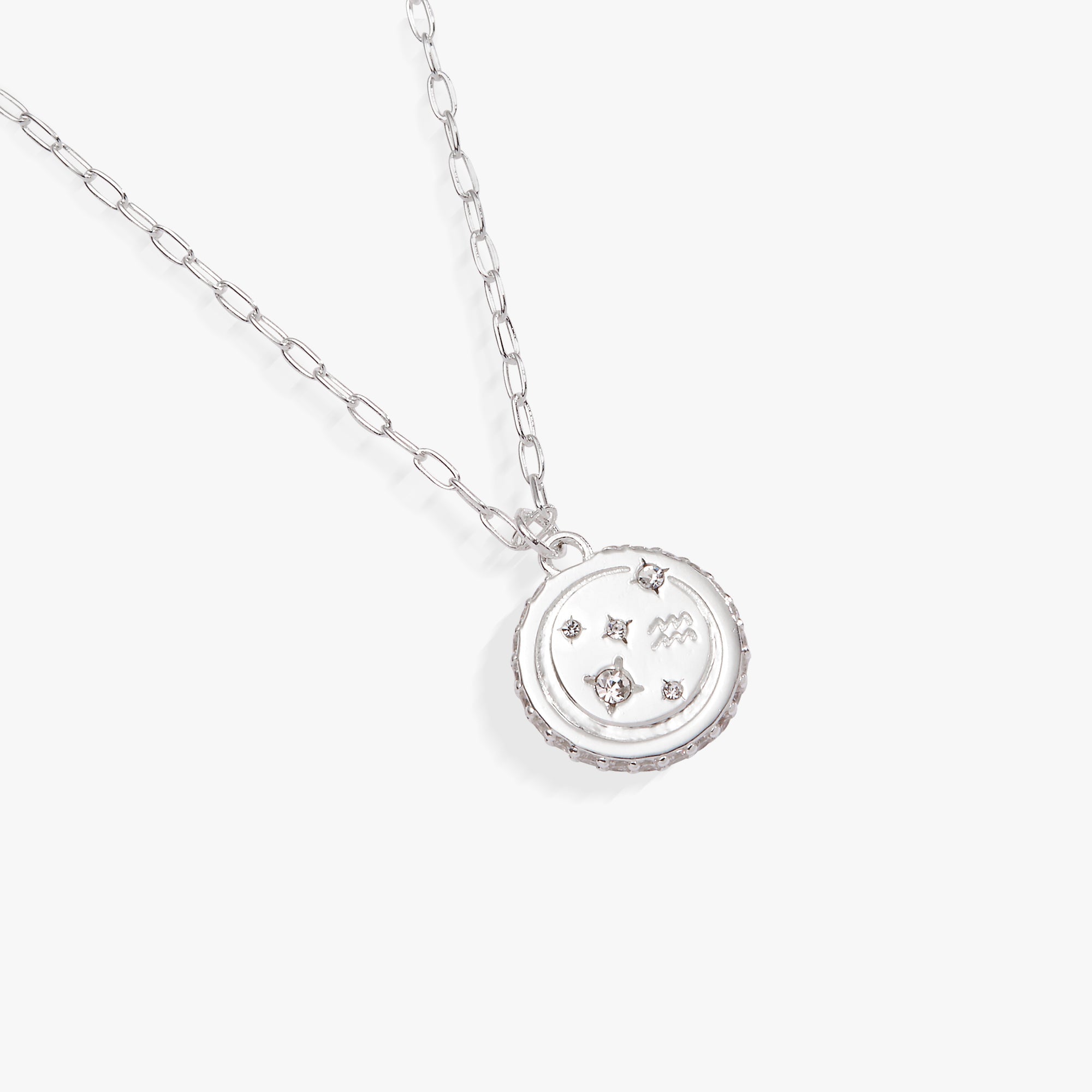 Aquarius Zodiac Precious Necklace Sterling Silver | Alex and Ani
