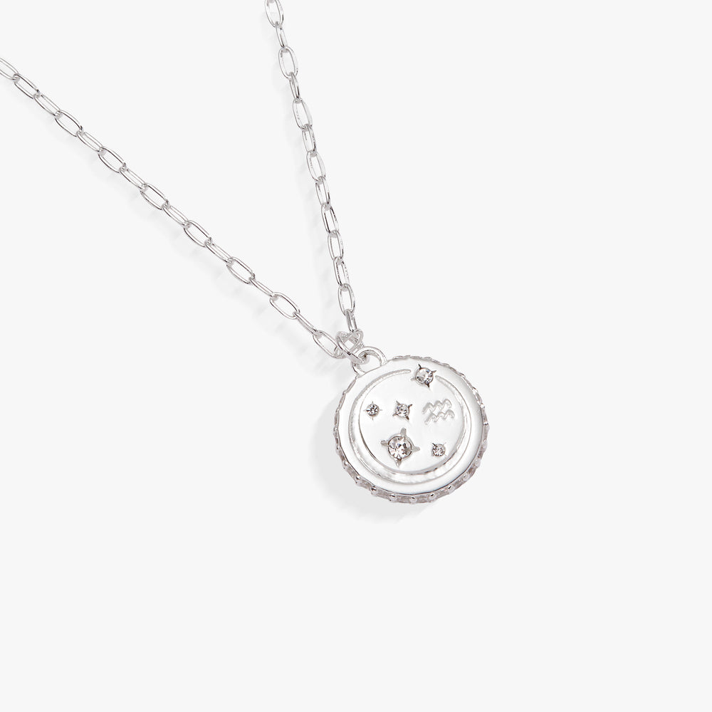 Aquarius Zodiac Precious Necklace Sterling Silver | Alex and Ani