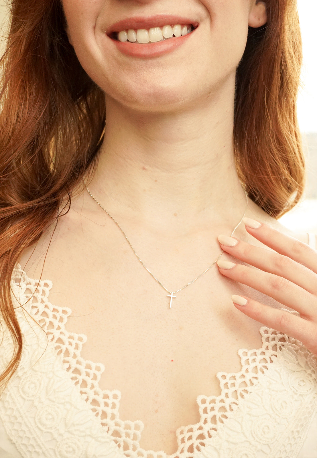 Cross Necklace, Sterling Silver Sterling Silver | Alex and Ani