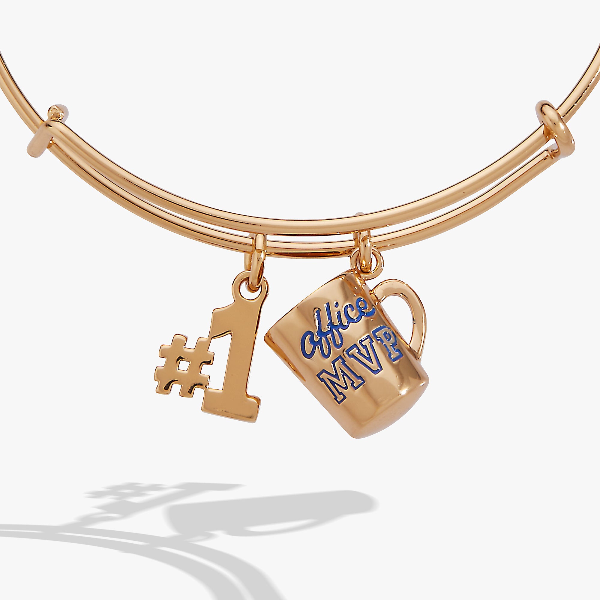 #1 'Office MVP' Mug Bangle Gold | Alex and Ani