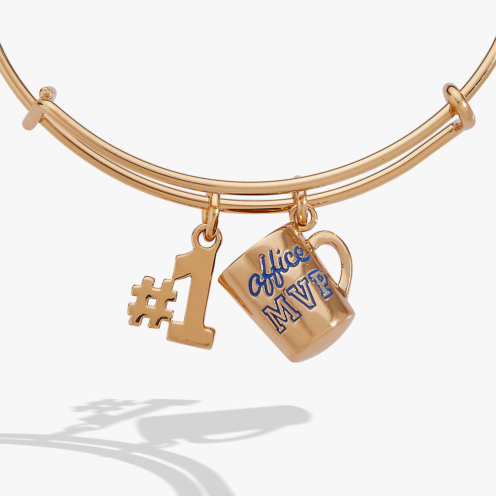 #1 'Office MVP' Mug Bangle Gold | Alex and Ani