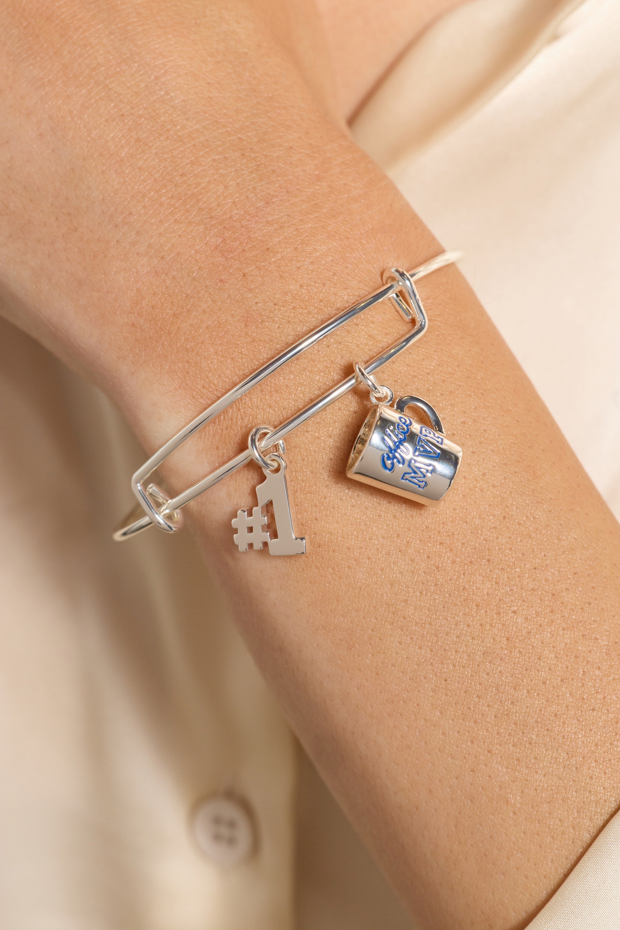 #1 'Office MVP' Mug Bangle Gold | Alex and Ani