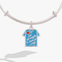 Not All Angels Have Wings' Scrubs Bangle
    
    
    
       Silver | Alex and Ani