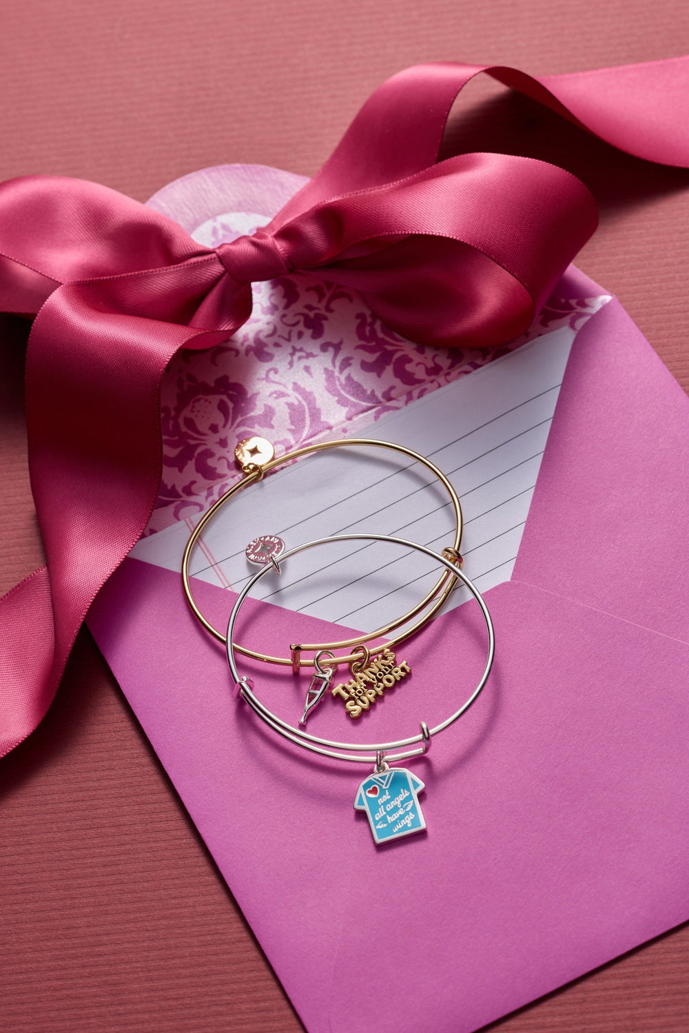 Not All Angels Have Wings' Scrubs Bangle
    
    
    
       Silver | Alex and Ani