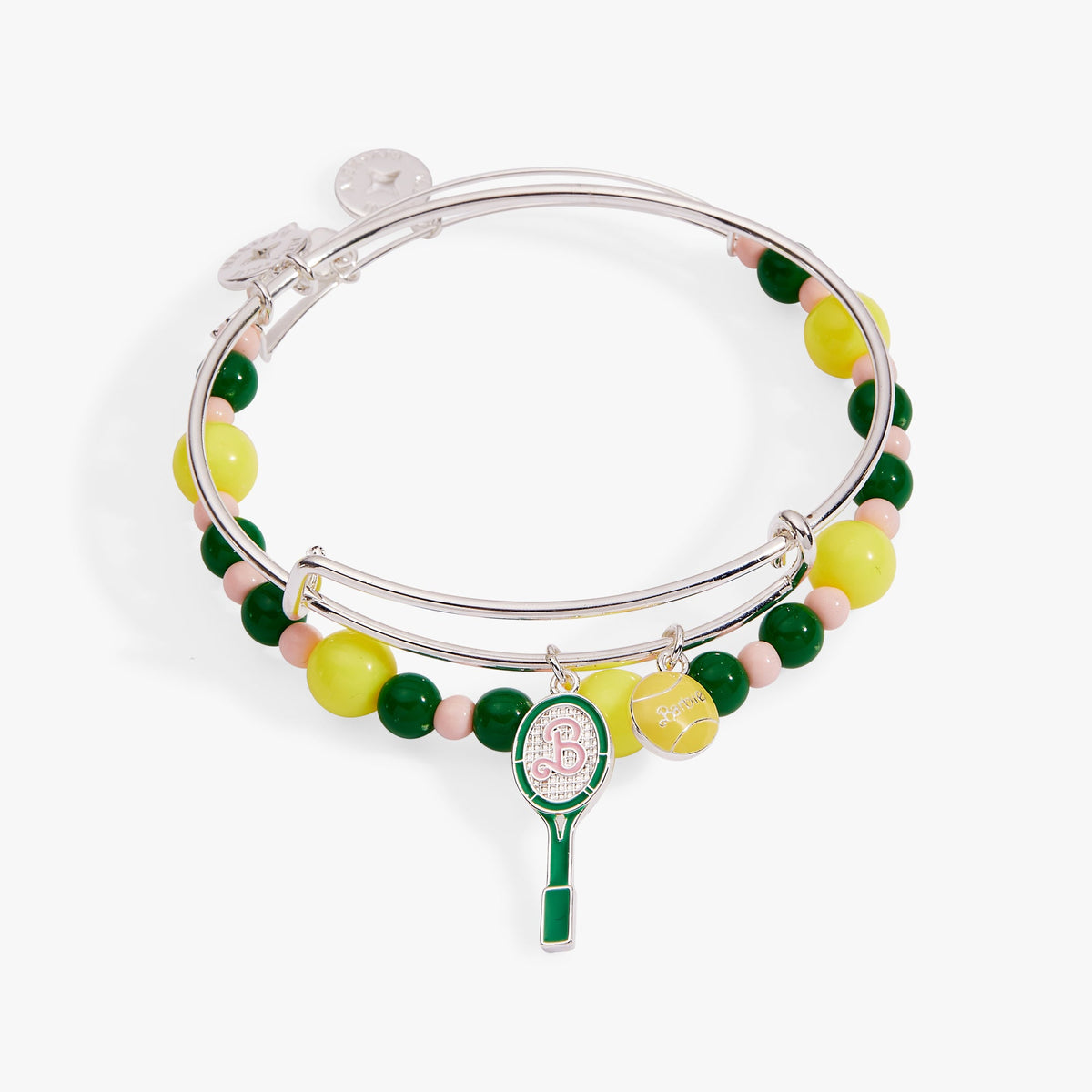 Barbie™ Tennis Bangle Set of 2 Silver | Alex and Ani