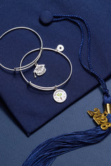 "Root for Yourself" Charm Bangle Silver | Alex and Ani