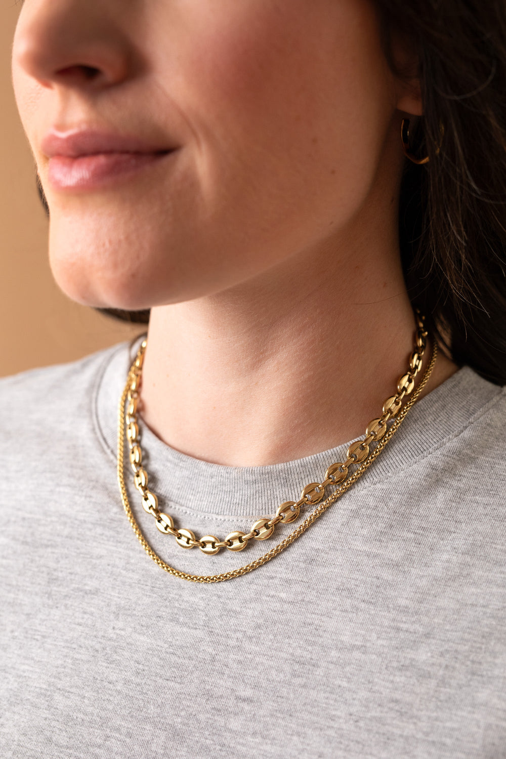 Mariner Necklace Stainless Steel Gold | Alex and Ani