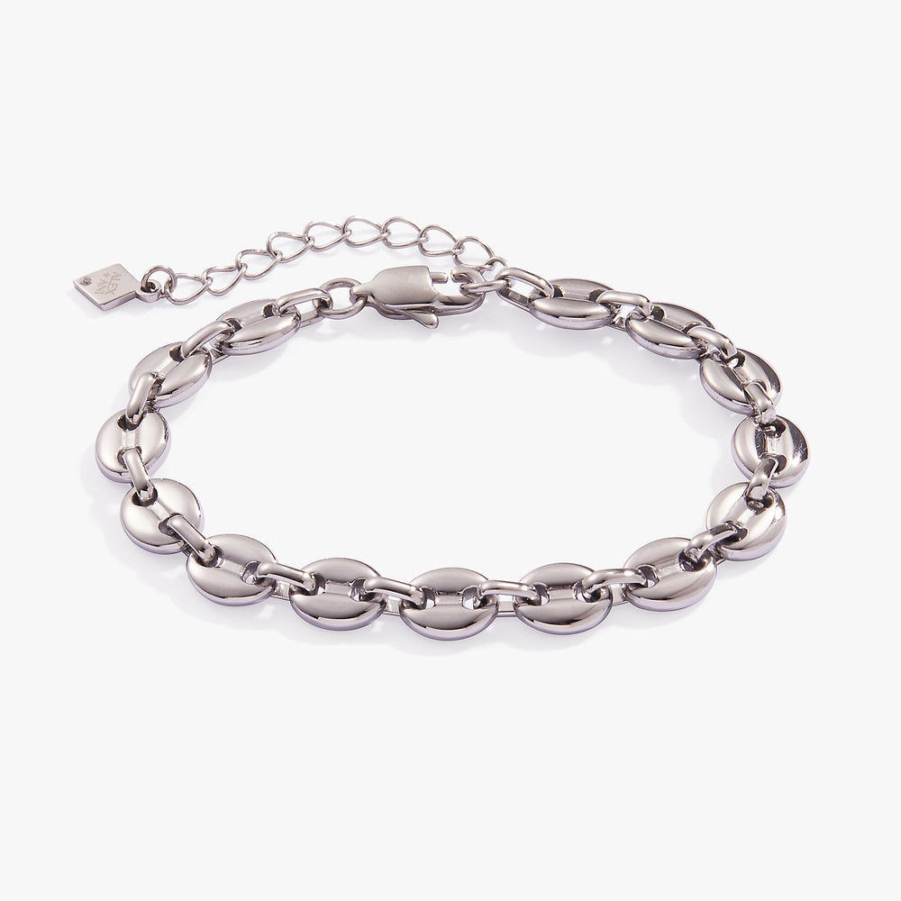 Mariner Chain Bracelet Stainless Steel Silver | Alex and Ani