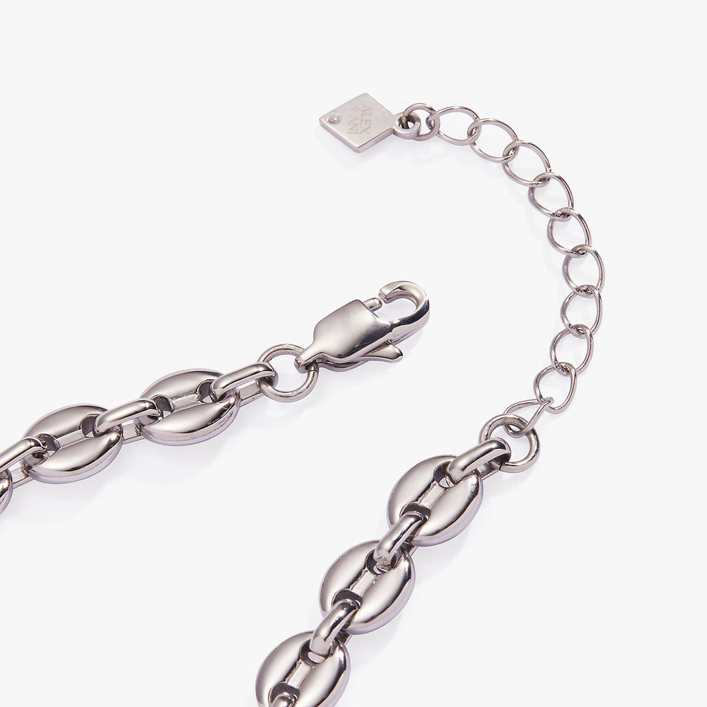 Mariner Chain Bracelet Stainless Steel Silver | Alex and Ani