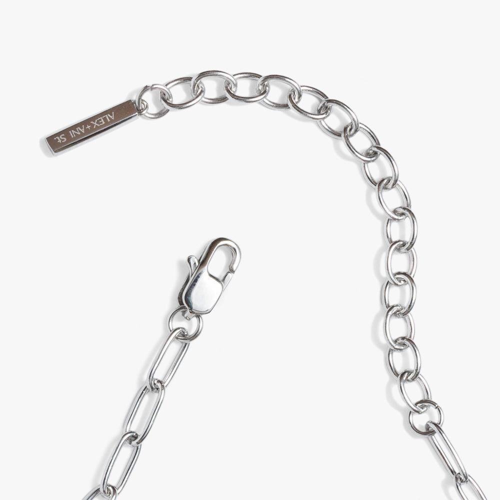 Paperclip Charm & Layering Necklace Stainless Steel Gold | Alex and Ani