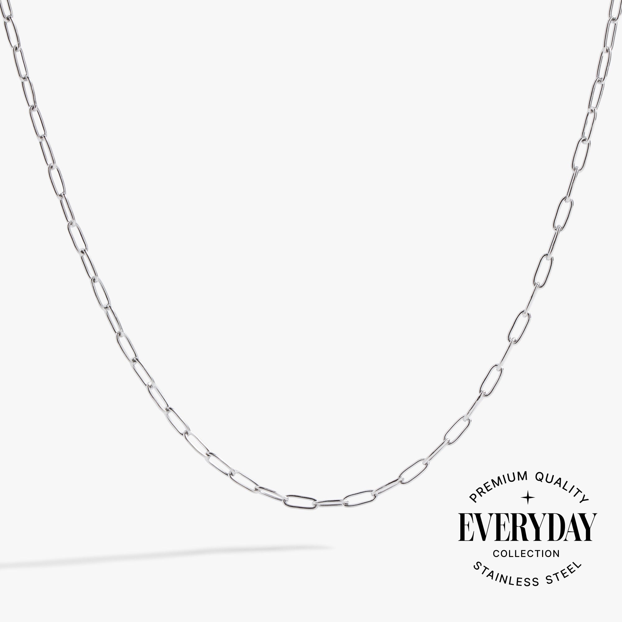 Paperclip Charm & Layering Necklace Stainless Steel Gold | Alex and Ani