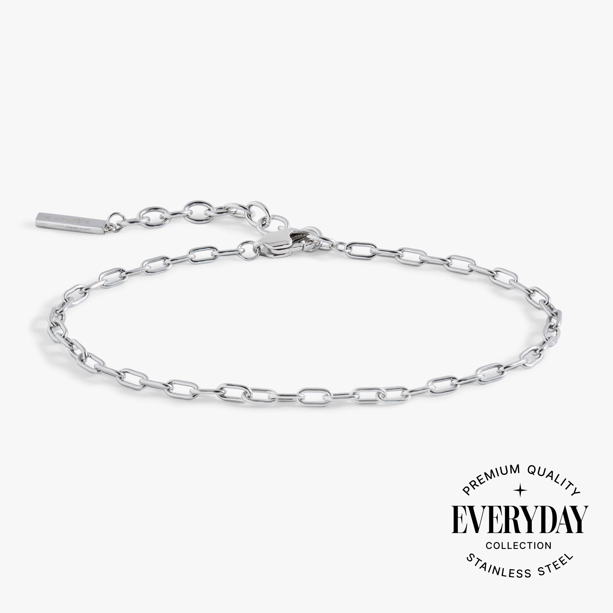Everyday Paperclip Chain Bracelet Stainless Steel Gold | Alex and Ani