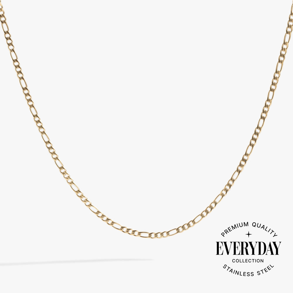 Figaro Charm & Layering Necklace Stainless Steel Gold | Alex and Ani