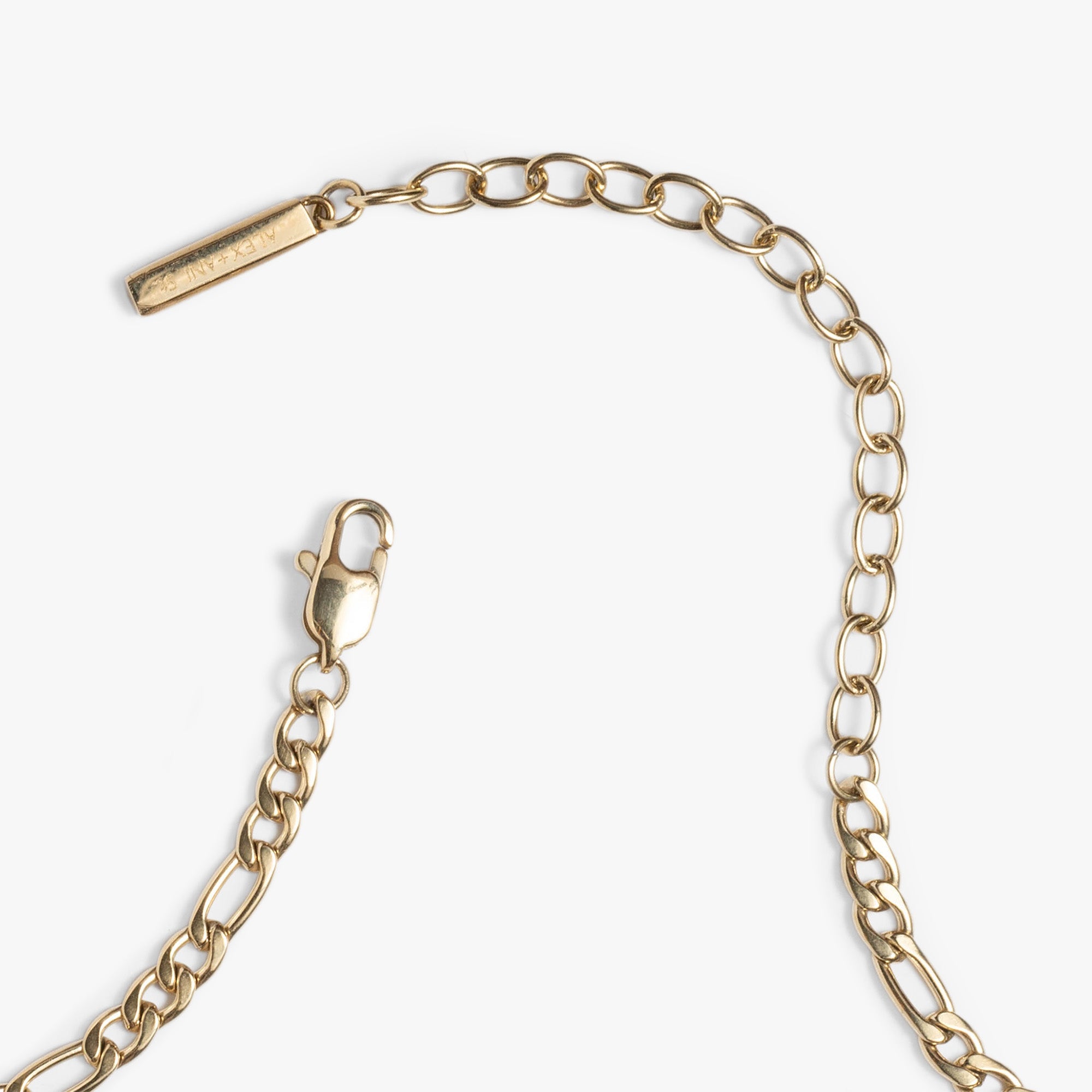 Figaro Charm & Layering Necklace Stainless Steel Gold | Alex and Ani