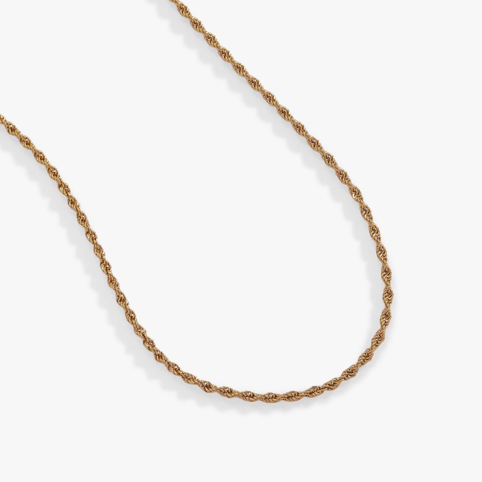 Mini Rope Chain Necklace Stainless Steel Gold | Alex and Ani