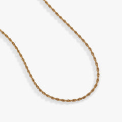 Mini Rope Chain Necklace Stainless Steel Gold | Alex and Ani