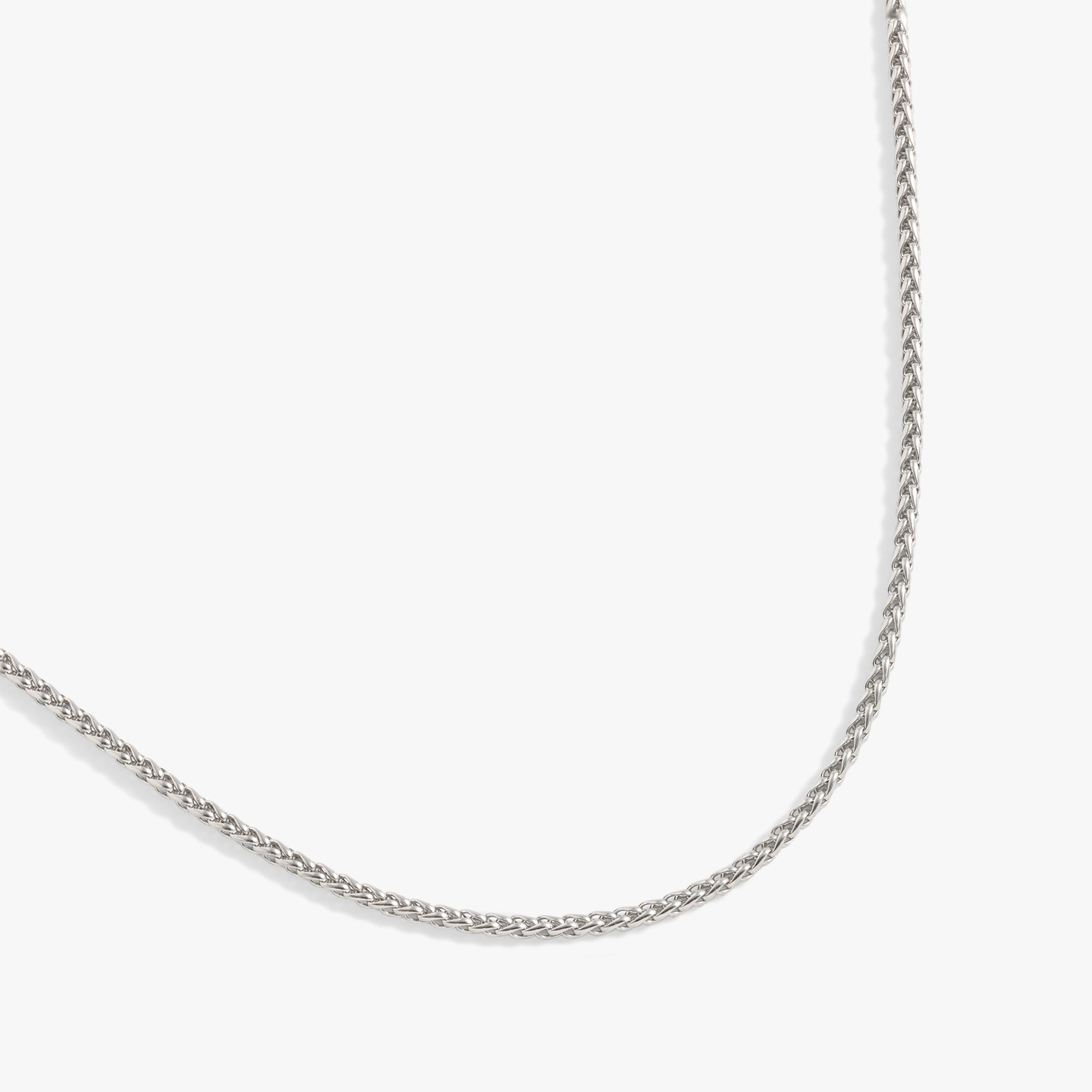Wheat Chain Charm & Layering Necklace Stainless Steel Silver | Alex and Ani