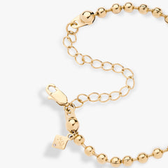 Evil Eye Ball Chain Bracelet Stainless Steel Gold | Alex and Ani