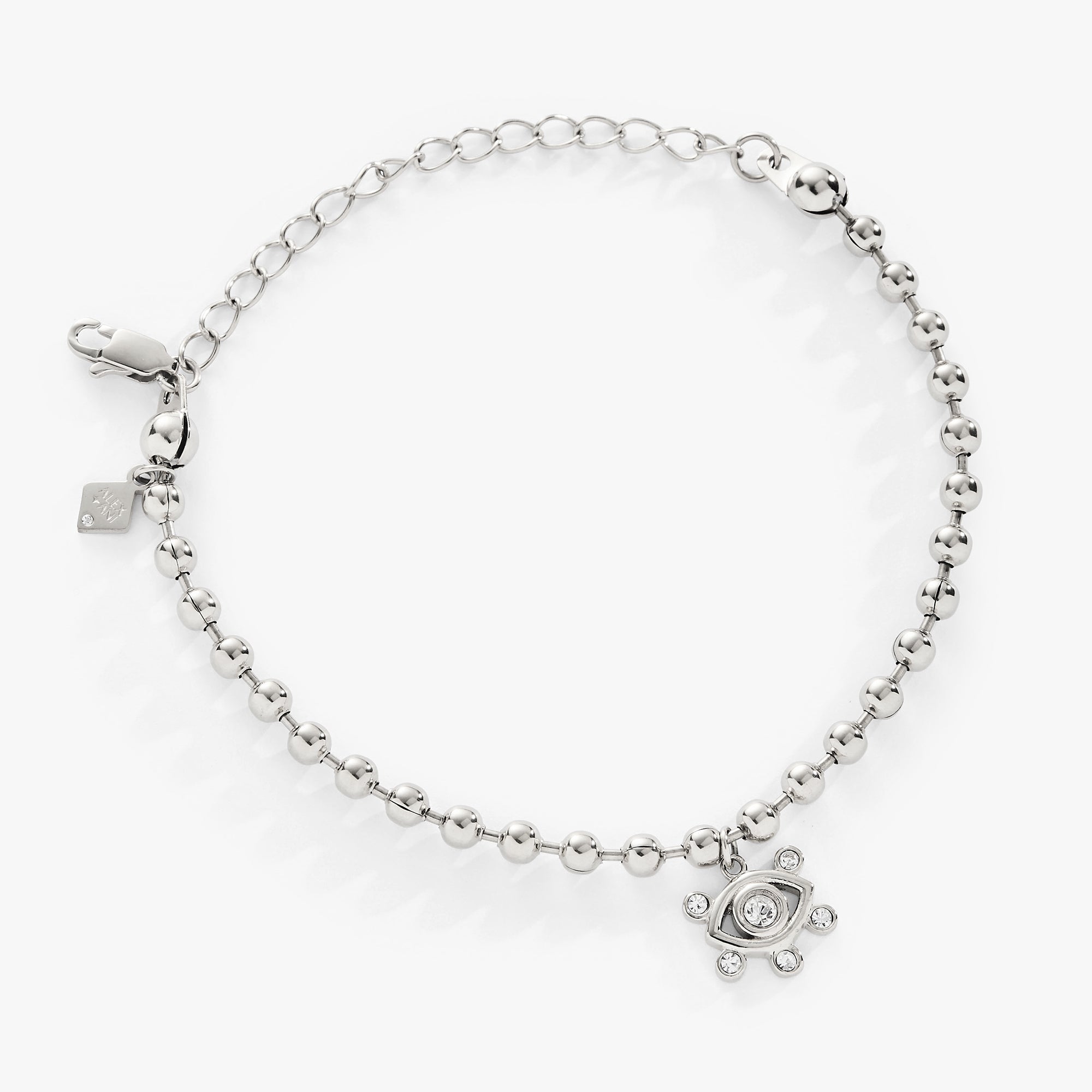 Evil Eye Ball Chain Bracelet Stainless Steel Gold | Alex and Ani