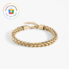 Adjustable Wheat Chain Bracelet Stainless Steel Gold | Alex and Ani