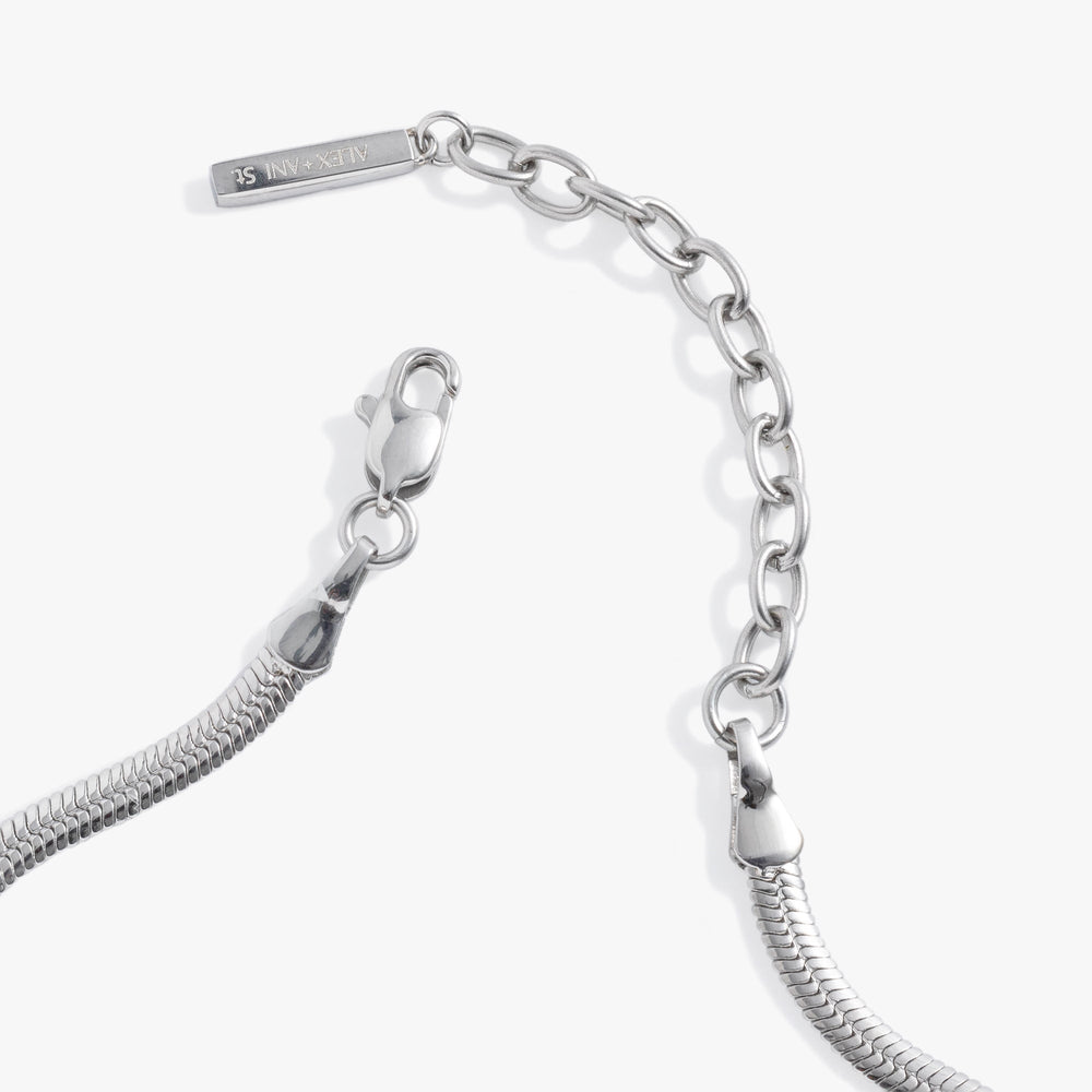 Everyday Herringbone Chain Bracelet Stainless Steel Gold | Alex and Ani