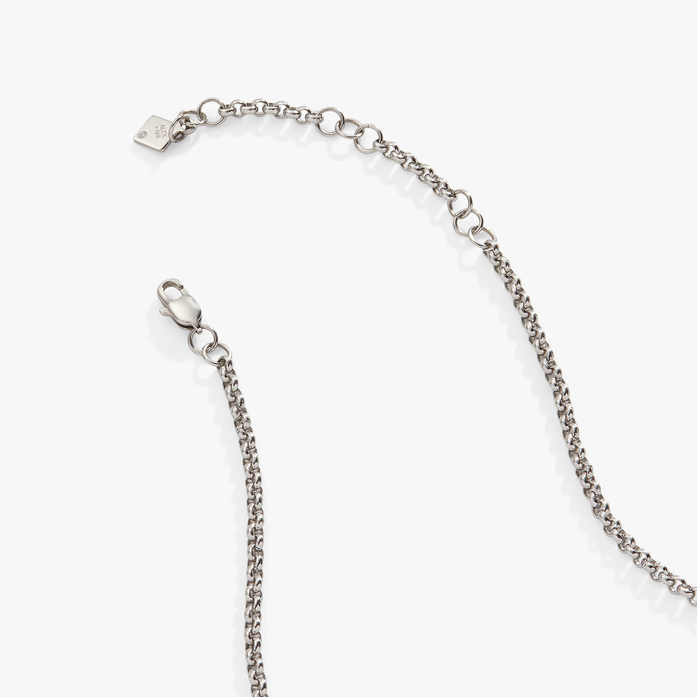 Crystal Tennis Necklace – Special Occasion or Bridesmaid Jewelry Stainless Steel Silver | Alex and Ani